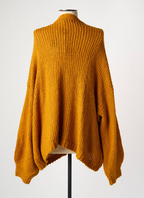 Gilet manches longues marron VERO MODA pour femme