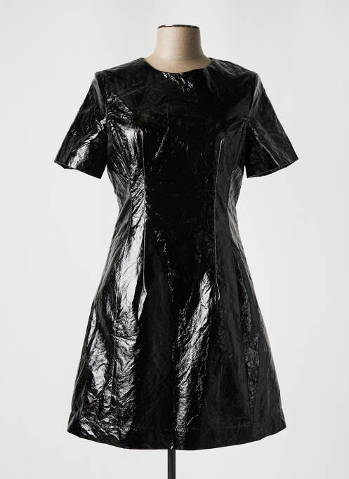 Robe pull noir MANGO pour femme