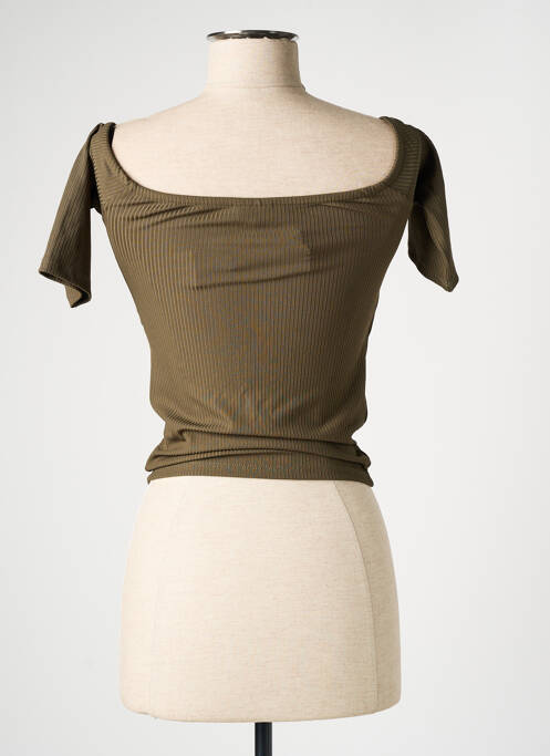 T-shirt vert NOISY MAY pour femme