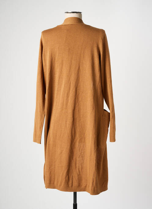 Gilet manches longues marron VERO MODA pour femme