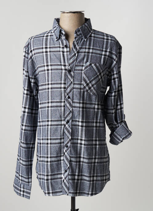 Chemise manches longues gris JACK & JONES pour homme