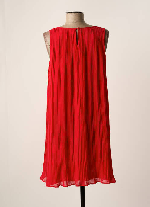 Robe mi-longue rouge MANGO pour femme