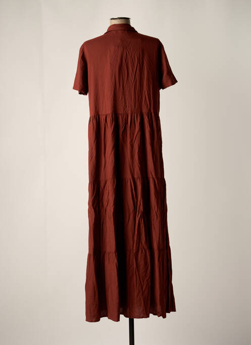 Robe longue marron VERO MODA pour femme