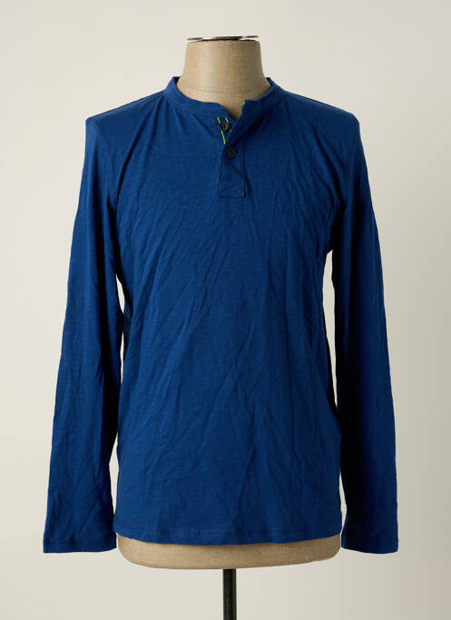 T-shirt bleu TOM TAILOR pour homme