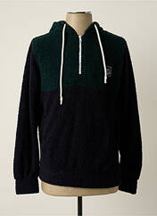 Sweat-shirt à capuche vert JACK & JONES pour homme seconde vue