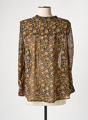 Blouse marron MANGO femme