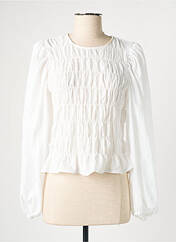 Blouse blanc MANGO pour femme seconde vue