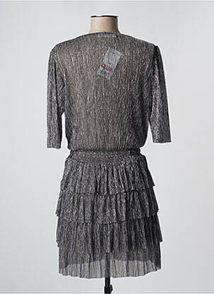 Robe mi-longue gris MANGO femme