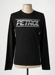 T-shirt noir PETROL INDUSTRIES pour homme seconde vue