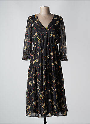 Robe mi-longue noir VERO MODA femme