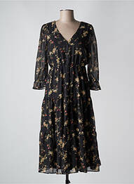 Robe mi-longue noir VERO MODA femme