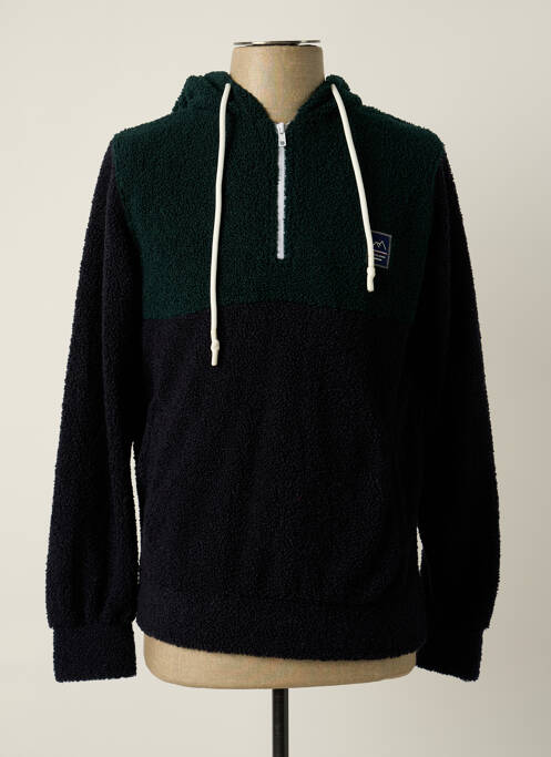 Sweat-shirt à capuche vert JACK & JONES pour homme