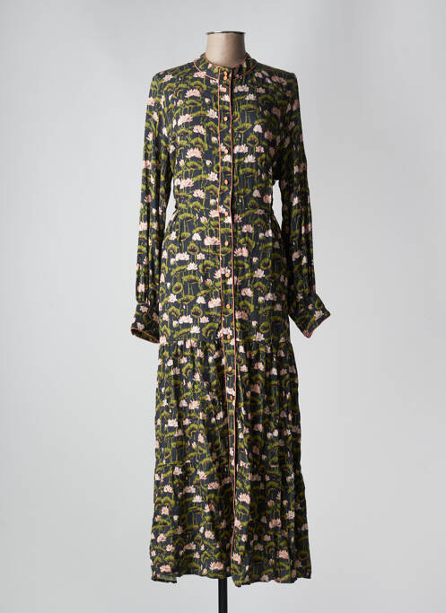 Robe longue vert DEUX. BY ELINE DE MUNCK pour femme