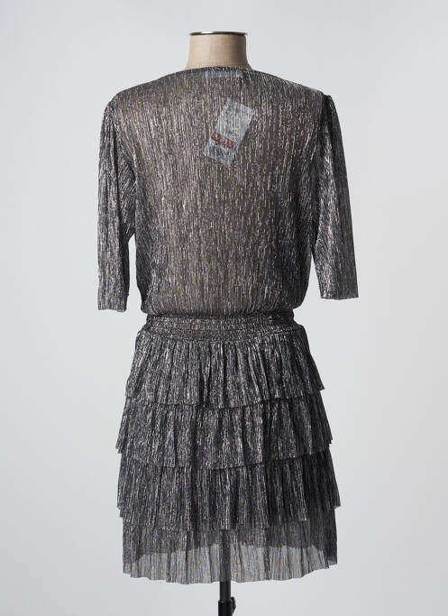 Robe mi-longue gris MANGO pour femme