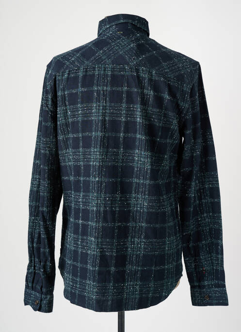 Chemise manches longues bleu PETROL INDUSTRIES pour homme