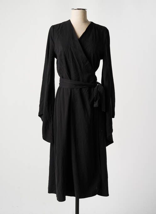 Robe mi-longue noir DEUX. BY ELINE DE MUNCK pour femme