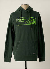 Sweat-shirt à capuche vert PETROL INDUSTRIES pour homme seconde vue