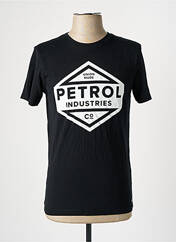 T-shirt noir PETROL INDUSTRIES pour homme seconde vue