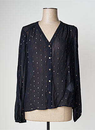 Blouse bleu MORGAN femme