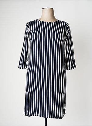 Robe mi-longue bleu JACQUELINE DE YONG femme