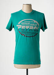 T-shirt vert PETROL INDUSTRIES pour homme seconde vue