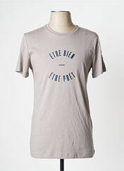 T-shirt gris CYCLO CLUB MARCEL  pour homme seconde vue