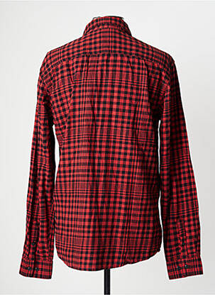 Chemise manches longues rouge ONLY&SONS homme