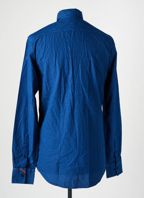 Chemise manches longues bleu LE FABULEUX MARCEL DE BRUXELLES pour homme