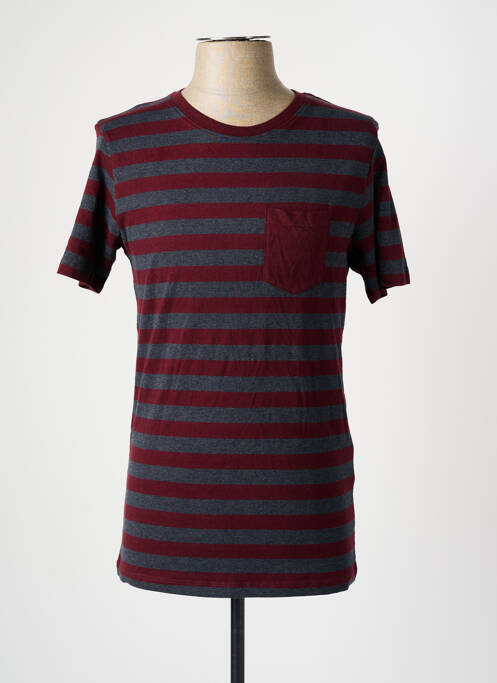 T-shirt rouge JACK & JONES pour homme