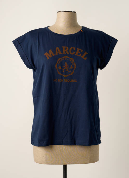 T-shirt bleu LE FABULEUX MARCEL DE BRUXELLES pour femme