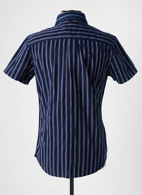 Chemise manches courtes bleu PETROL INDUSTRIES pour homme