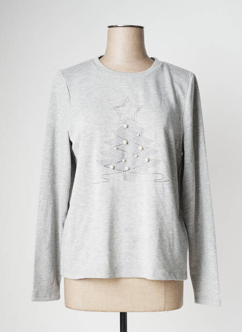 Pull gris VERO MODA pour femme