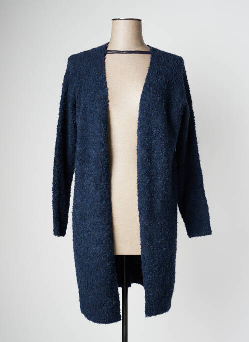 Gilet manches longues bleu ONLY pour femme