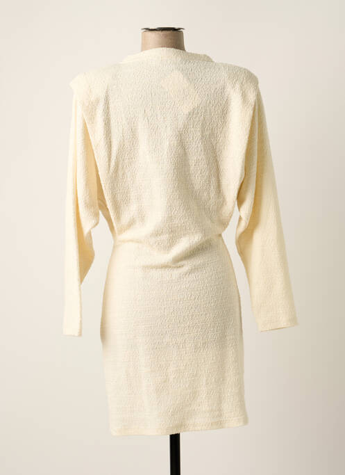 Robe longue beige MANGO pour femme