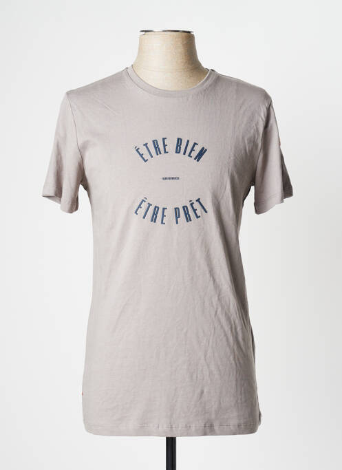 T-shirt gris CYCLO CLUB MARCEL  pour homme