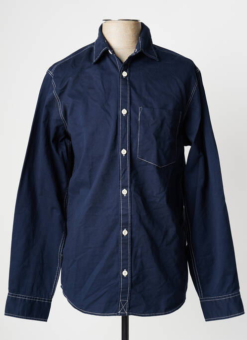 Chemise manches longues bleu JACK & JONES pour homme