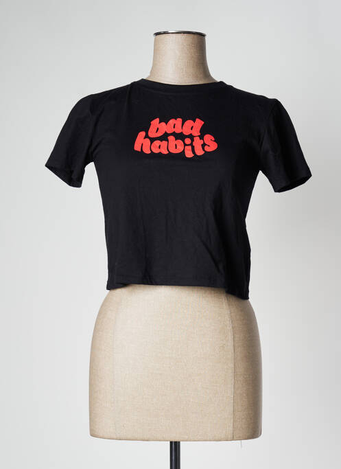 T-shirt noir MOTEL pour femme