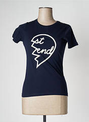 T-shirt bleu STIEN EDLUND pour femme seconde vue