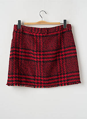 Jupe courte rouge MANGO femme