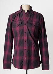 Chemise manches longues rouge JACK & JONES pour homme seconde vue