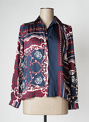 Blouse bleu MORGAN femme