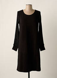 Robe mi-longue noir FRANSA femme
