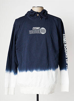 Sweat-shirt à capuche bleu JACK & JONES pour homme