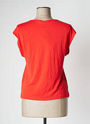 T-shirt rouge VERO MODA pour femme seconde vue