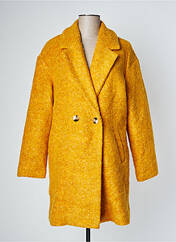 Manteau long jaune ONLY pour femme seconde vue