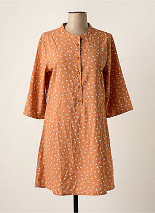 Robe mi-longue rose JACQUELINE DE YONG femme
