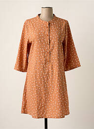 Robe mi-longue rose JACQUELINE DE YONG femme