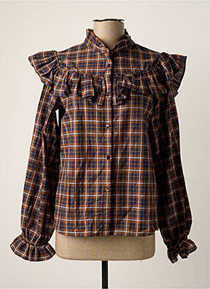 Chemisier marron LE FABULEUX MARCEL DE BRUXELLES femme