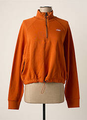 Sweat-shirt orange FILA pour femme seconde vue