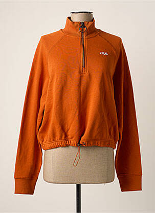 Sweat-shirt orange FILA pour femme